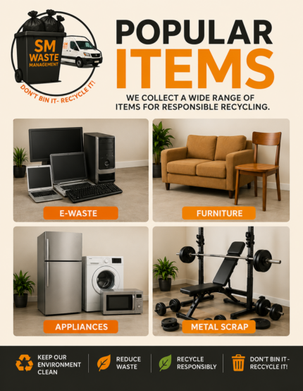 Popular Items of SM Waste Management